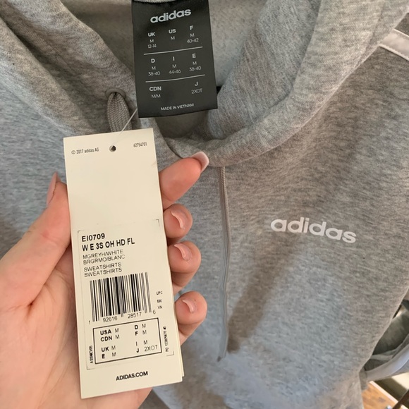 Gray Adidas hoodie - Picture 6 of 6